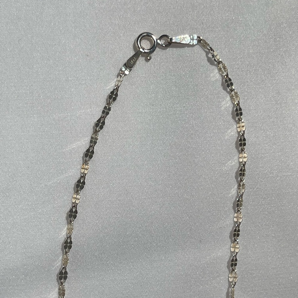 Elegant Silver Beaded Necklace
